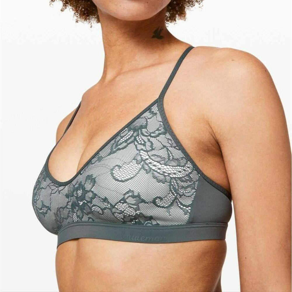 Lululemon Live In Lace Bralette Nightcap Polar Ice Soft Light Ultralu Size XS/S